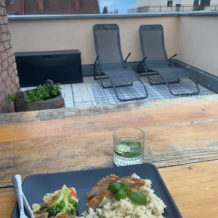 דירה Designer Penthouse In St Johannes, Toller Ausblick Ueber Den Daechern Nuernbergs *