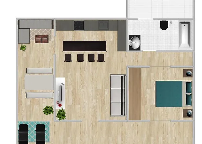 Designer Penthouse In St Johannes, Toller Ausblick Ueber Den Daechern Nuernbergs *